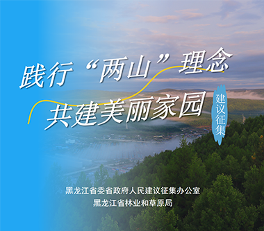 黑龙江省委省政府人民建议征集办公室、省林业和草原局 关于联合开展“践行‘两山’理念 共建美丽家园” 人民建议有奖征集活动的公告